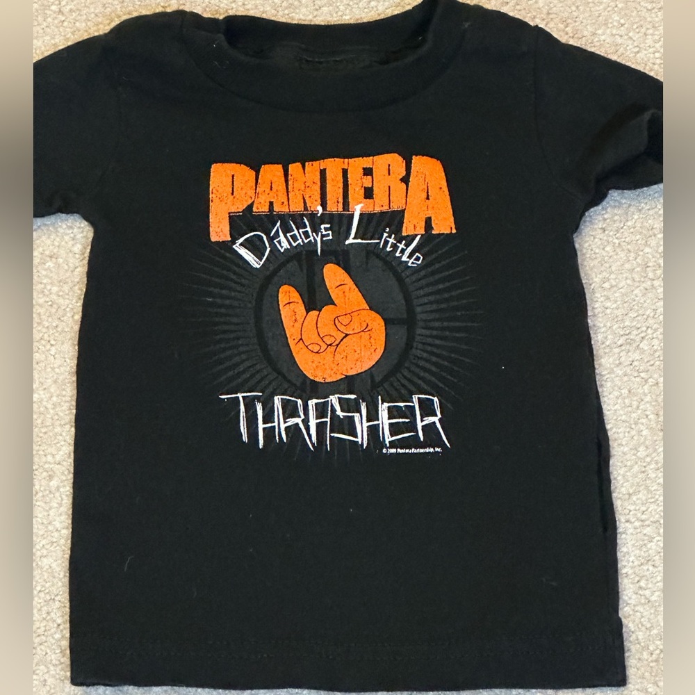 Sourpuss Black and Orange Kids T-Shirt